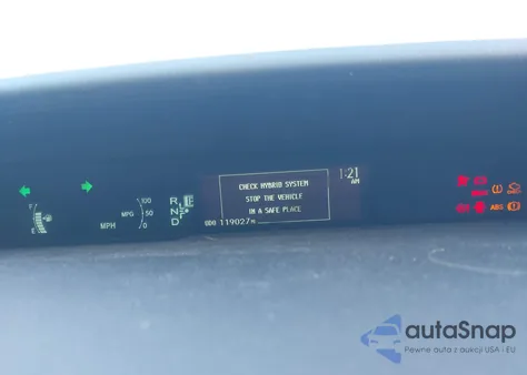 2013 Toyota Prius Two z USA, uszkodzony, nr VIN JTDKN3DU6D5691360